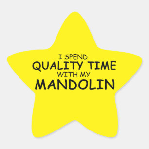 Quality Time Mandolin Star Sticker