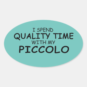 Quality Time Piccolo Oval Sticker