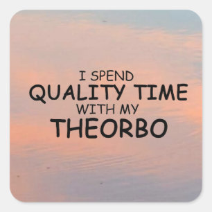 Quality Time Theorbo Square Sticker