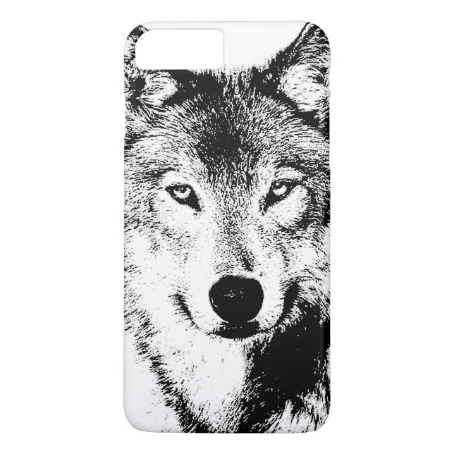 Quality Unique Wolf Artwork iPhone 7 Plus Case (Back)