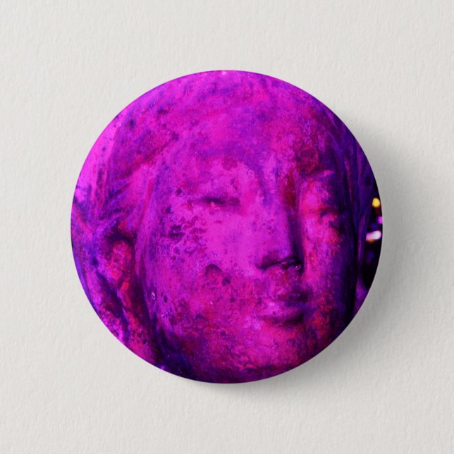 Quan Yin 2 Inch Round Button (Front)