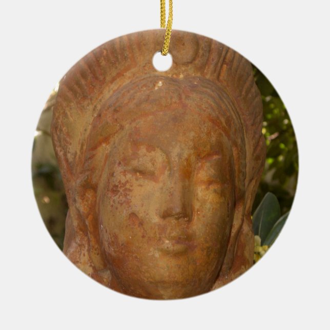 Quan Yin Ceramic Ornament (Front)