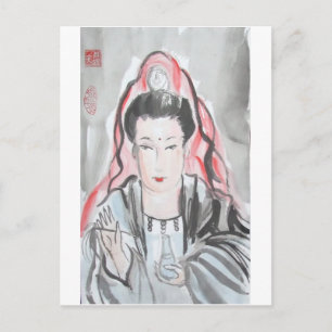 Quan Yin Goddess of Compassion Postcard