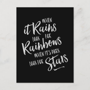 Quand il pleut - Carte Inspiration