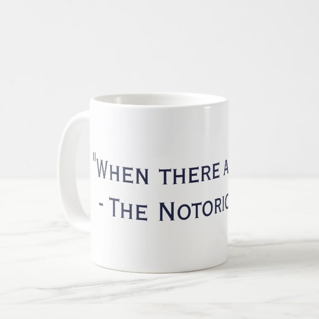 Quand il y a tasse de citation de neuf RBG (Devant gauche)