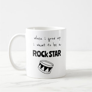 Quand j'ai grandi Rock Star café Mug