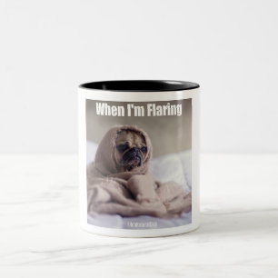 Quand je suis tasse de café évasée de fibromyalgie