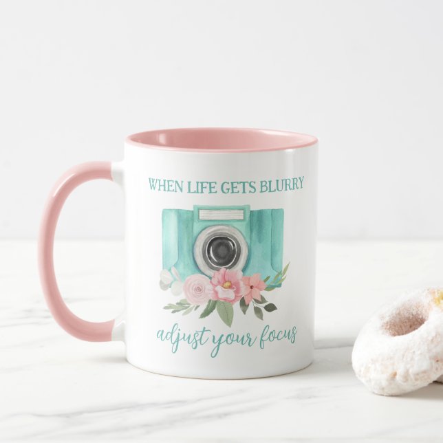 Quand la vie devient floue Mug (Avec donut)