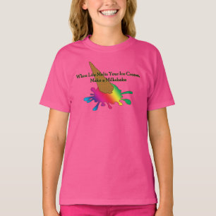 Quand la vie fond votre T-shirt crème glacée