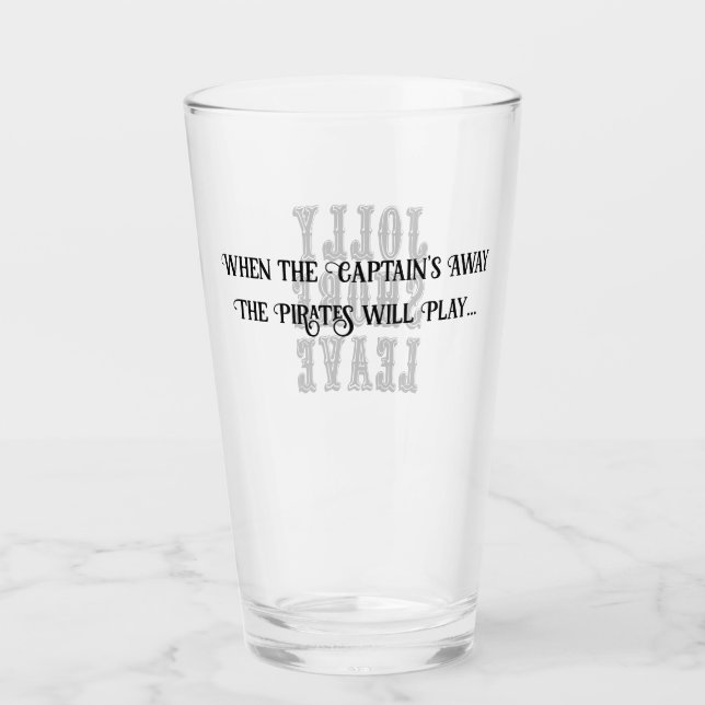 Quand le Capitaine s'éloigne du verre de bière (Devant)