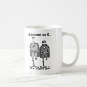 Quand les super héros tournent la tasse de 40