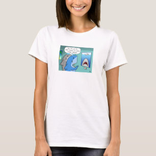 Quand l'histoire des requins a changé T-shirt blan