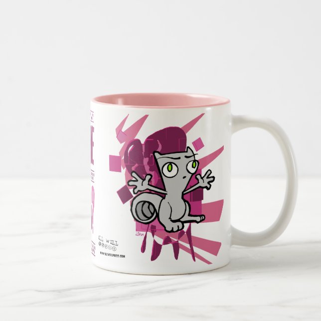 Quand l'idéotie finira-t-elle ? Tasse mousseuse (Droit)