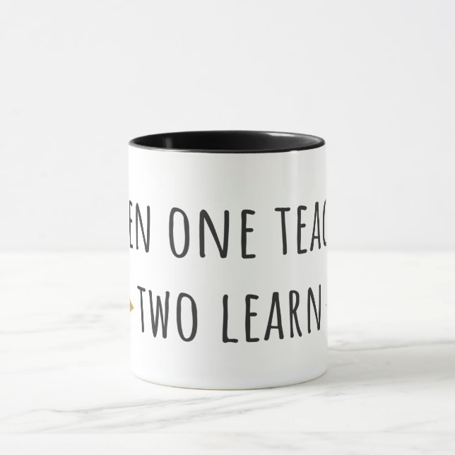 Quand on enseigne deux Apprendre la Mug (Centre)