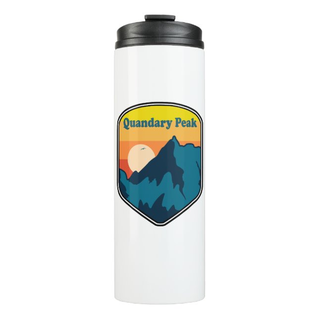 Quandary Peak Colorado Sunrise Thermal Tumbler (Front)