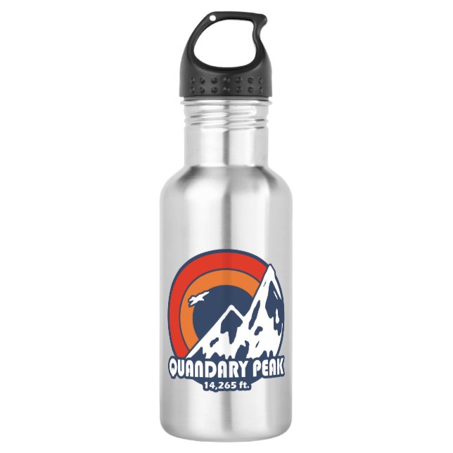 Quandary Peak Sun Eagle 532 Ml Water Bottle (Front)