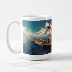 Quantum-Charm AI prompted Santa Maria v1.0 Coffee Mug