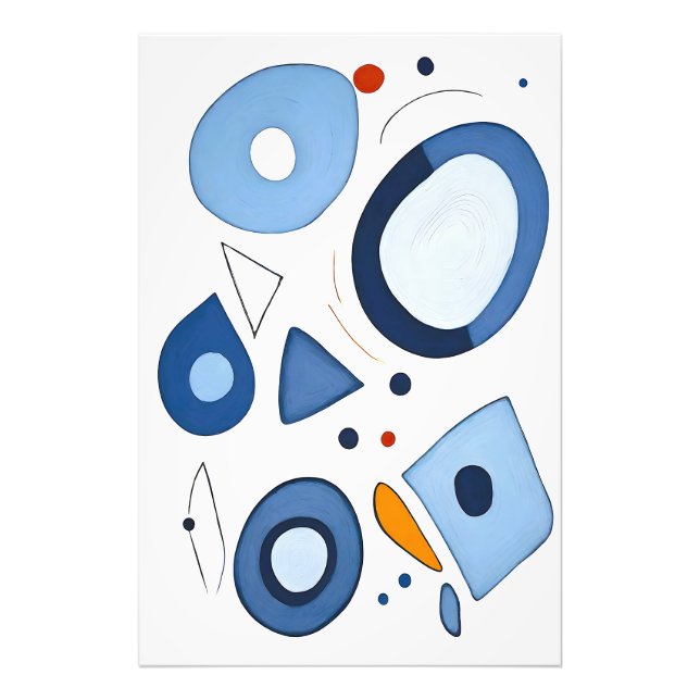Quantum Dot Dreams Abstract Photo Print (Front)