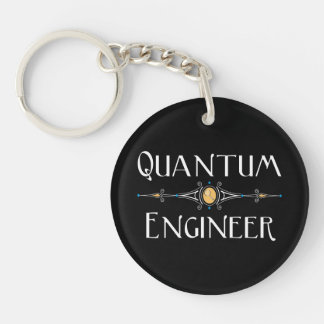 Quantum Engineer Line Keychain