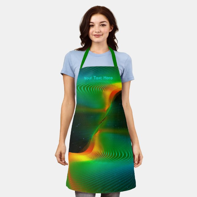 Quantum Entanglement Apron (Worn)