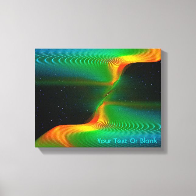 Quantum Entanglement Canvas Print (Front)