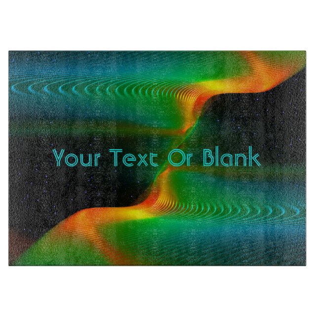 Quantum Entanglement Cutting Board (Front)