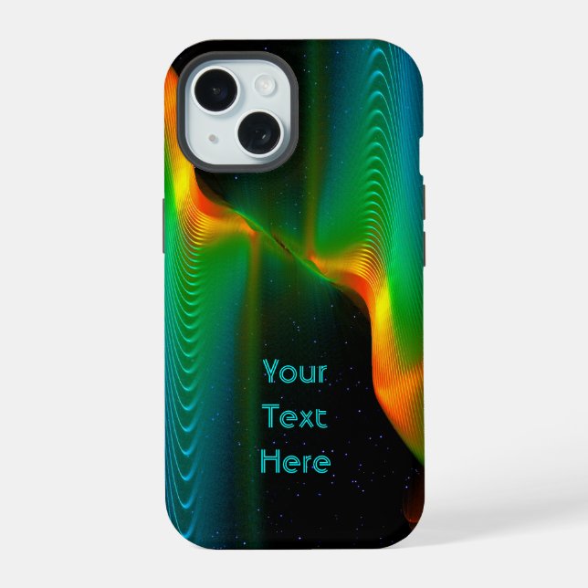 Quantum Entanglement iPhone 15 Case (Back)
