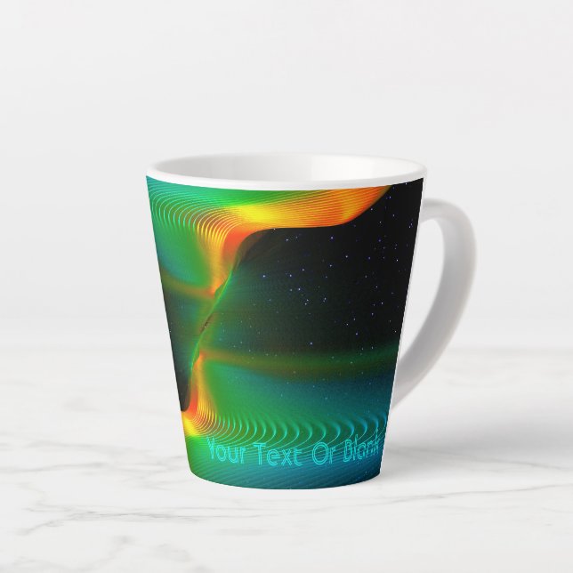 Quantum Entanglement Latte Mug (Right Angle)