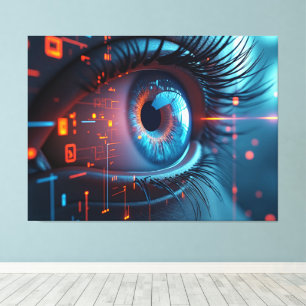 Quantum Eye canvas print