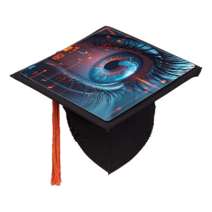 Quantum Eye graduation cap