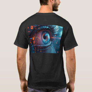 Quantum Eye hommes noir T-shirt dos
