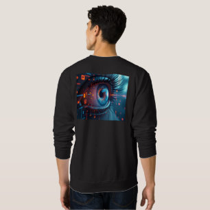 Quantum Eye hommes sweatshirt noir dos