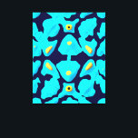 Quantum Floral Pattern Design  Canvas Print<br><div class="desc">It's a computer programming art suitable for house and office decoration. It's a quantum states of particles formation with Ramanujannumbers formation created by python code. It's a beautiful visually contour Formation. Make your home and office decoration to modern contemporary gallery styles with my Colorful Mathematical art.</div>