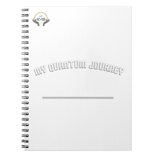 Quantum Journeys Hypnosis Spiral Journal (Front)