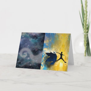 Quantum Jumps greeting cards