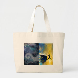 Quantum Jumps jumbo tote bag
