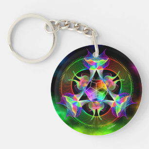 Quantum Leap/Convergence Keychain