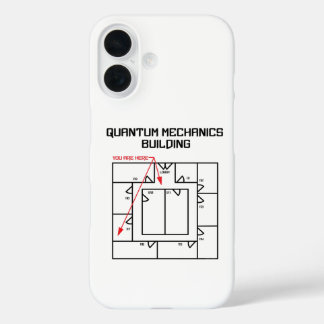 Quantum Mechanics Building iPhone 16 Case