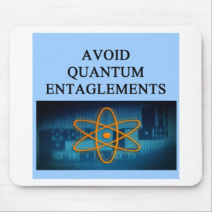 QUANTUM mechanics. Mouse Pad