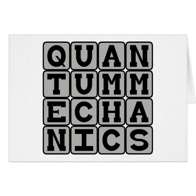 Quantum Mechanics, Physics Concept (Front Horizontal)