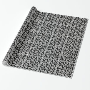 Quantum Mechanics, Physics Concept Wrapping Paper