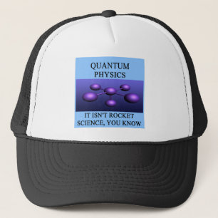 quantum mechanics physics joke trucker hat
