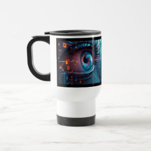 Quantum Oeil Voyage banlieue mug deux côtés