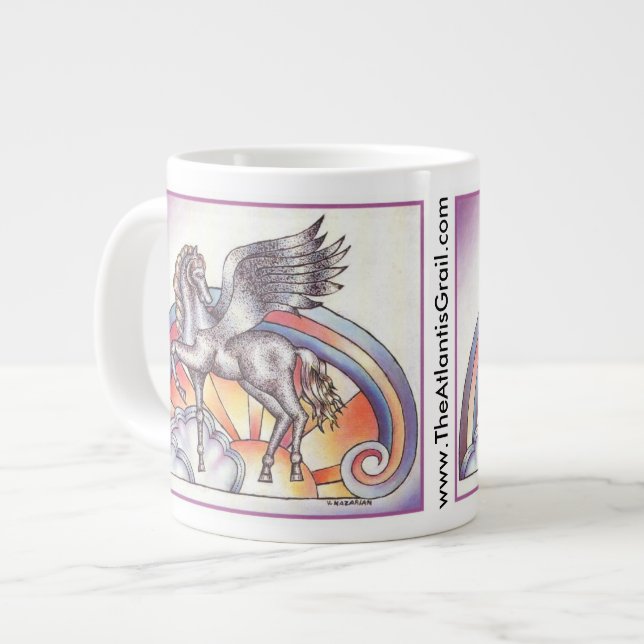 Quantum Pegasus Jumbo Mug (Front Left)
