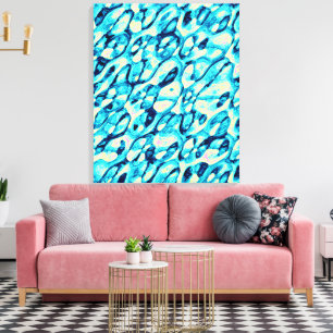 Quantum Physics Liquid Kinetic Painting Canvas Print