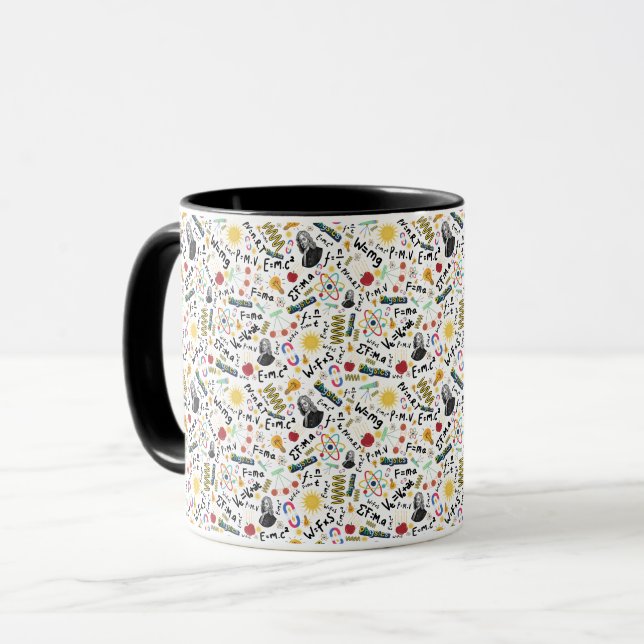 Quantum Physics Pattern Mug (Front Left)