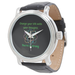 Quantum Physics Theory Unisex Men Women Cool Black Watch