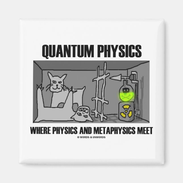 Quantum Physics Where Physics And Metaphysics Meet Magnet (Front)