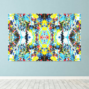 Quantum Selfie of the Planet Earth 60x40 Canvas Print