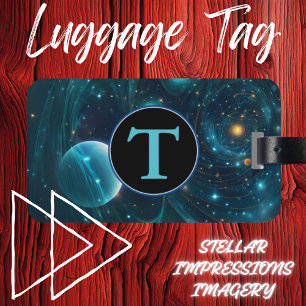 Quantum Twilight Luggage Tag